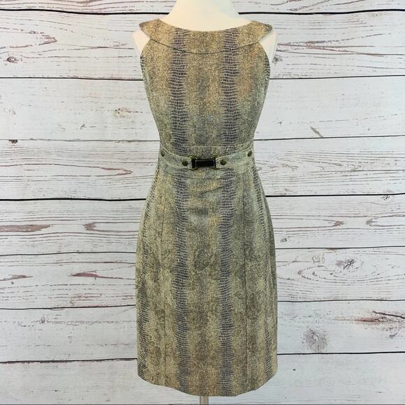 Muse animal print sheath dress - Picture 1 of 8